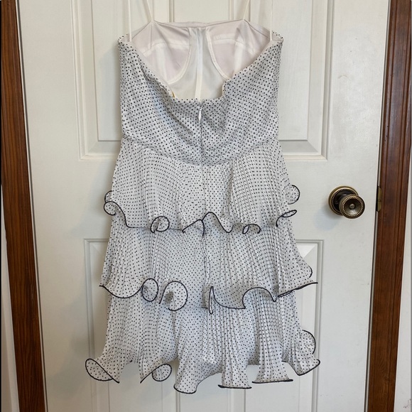 ERIN Polka Dot 3 tiered ruffle dress - Picture 4 of 4
